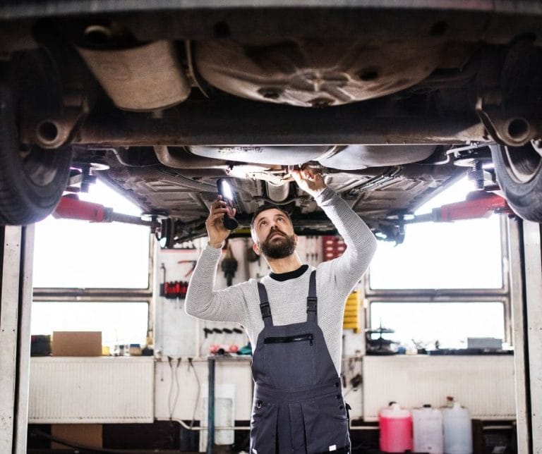 voiture après le contrôle technique