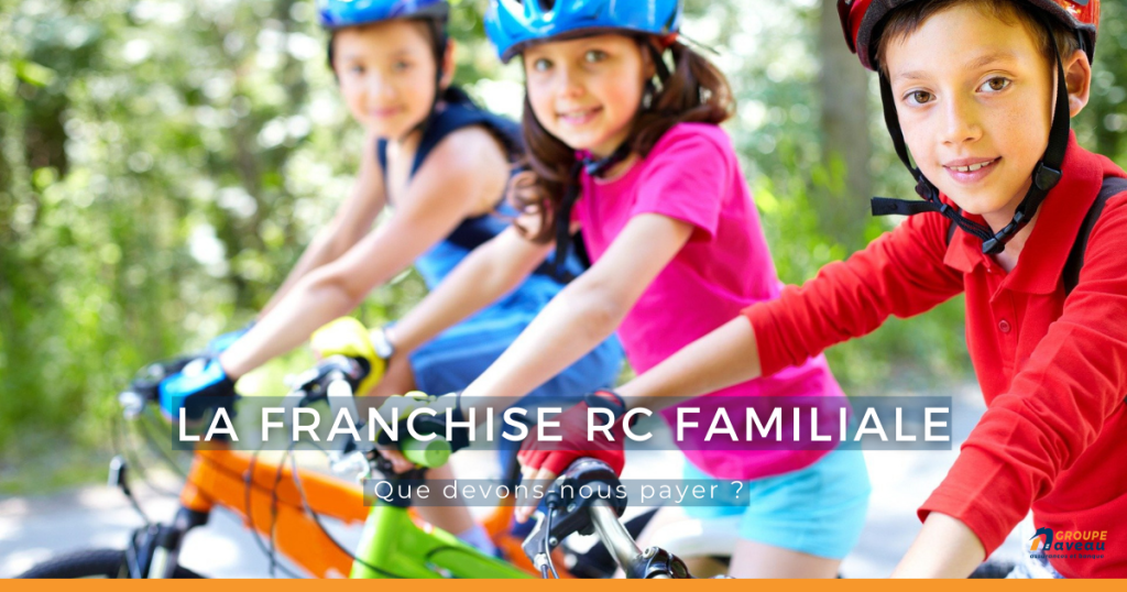 franchise rc familiale - accident vélo