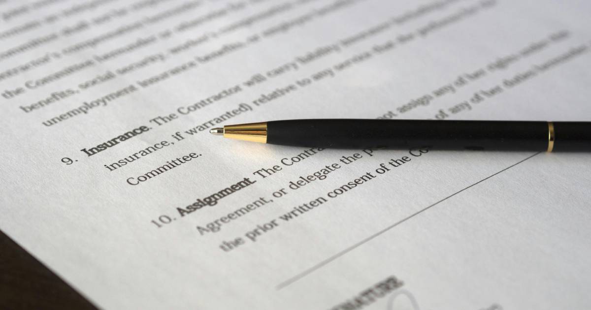 Une déclaration d'accident du travail